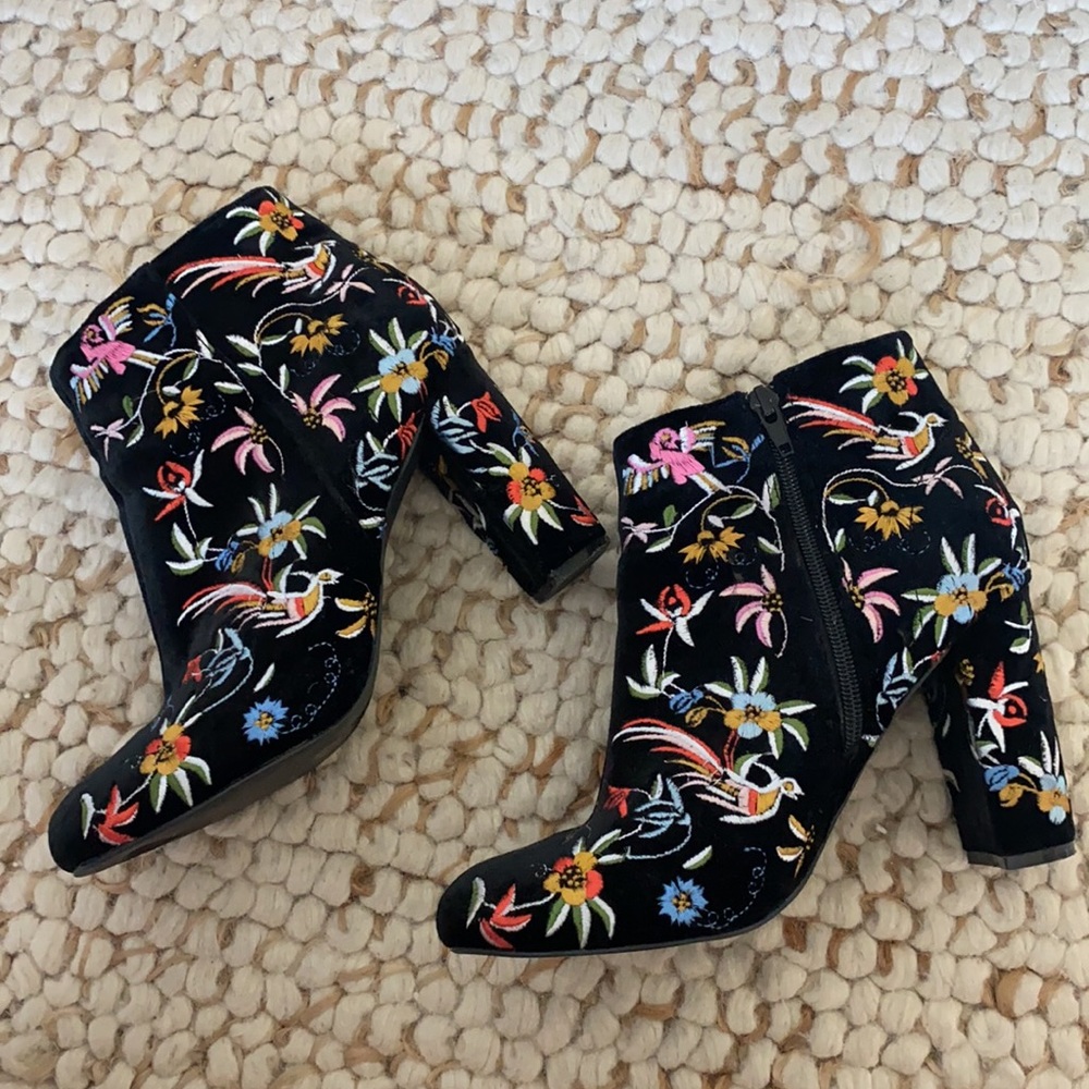 Lululs Embroidered Booties